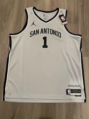 New Jordan Brand ‘25-‘26 Wembanyama Swingman Jersey -“Statement” - Size 56 (2XL)